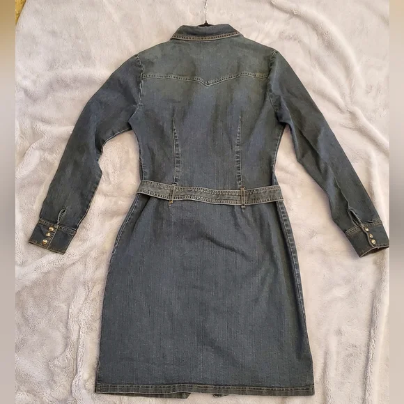 Victoria’s Secret Vintage Denim dress size 12 By Moda International - Picture 2 of 8